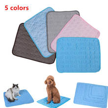 Pet Soft Summer Cooling Mats Blanket Pet Dog Self Cooling Pad Car Seat Ice Silk Mat Pet Cooling Non Sticking Blanket 2024 - buy cheap