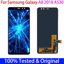 Super amoled lcd para samsung galaxy a8 a530 lcd a 8 a530d a530f display lcd touch screen digitador assembléia peças de reposição 2024 - compre barato