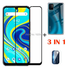 Cristal protector de lente de cámara 3 en 1 para UMIDIGI A7 Pro, funda de teléfono suave y transparente antigolpes para UMIDIGI A7 Pro 2024 - compra barato