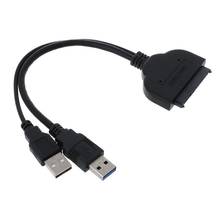 USB 3.0 to SATA3 22Pin Data Power Cable Adapter Converter for HDD 2.5 Inch Hard Disk Disc Driver 667C 2024 - buy cheap