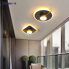 Luces de techo LED modernas para dormitorio, lámparas de pasillo cuadradas y redondas simples, iluminación decorativa para el hogar, accesorios de Lustre 2024 - compra barato