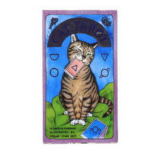 Cartas mágicas de Tarot PARA gato, juego de mesa completo en inglés, lectura del destino, baraja de Tarot, juego de mesa familiar, regalo 2024 - compra barato