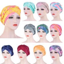 Lady Women Cancer Hat Chemo Cap Muslim Braid Head Scarf Turban Head Wrap Cover Ramadan Hair Loss Islamic Headwear Arab 2024 - buy cheap