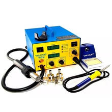 yaxun 702 hot air gun and soldering 2 in 1 SMD rework station high quality welding  Bga rework station,2 LCD temperature display 2024 - buy cheap
