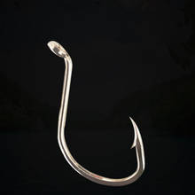 Wholesale By Bulk 5000pcs/lot Silvery White Bend Octopus Hook Black Fish Perch Circle Hole Barbed Fishing Tackles Pesca Peche 2024 - buy cheap