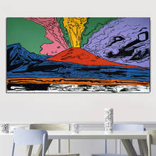 Andy Warhol Vesuvius абстрактная цветная картина маслом, холст, постеры и принты, Настенная картина для гостиной, домашний декор, куадро 2024 - купить недорого