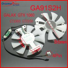 Free Shipping GA91S2H 12V 0.35A 4Pin 86mm VGA Fan For GALAXY GTX1060 GTX950 GTX960 Graphics Card Cooler Cooling Fan 2024 - buy cheap