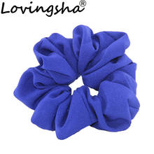 Accesorios LOVINGSHA Luz Cor de Cabelo Das Mulheres Das Senhoras Moda Feminina Menina Rabo de Cavalo Titular Cabelo Laço de Cabelo Scrunchie Corda CHD008 2024 - compre barato