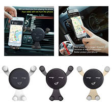 Universal Auto Lock Car Air Vent Cell Phone Holder Cradle Bracket for 4"-6" inch Smartphones 2024 - buy cheap