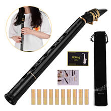 HiXing C Key Mini Pocket Saxophone Sax ABS Material with Mouthpieces 10pcs Reeds Carrying Bag Woodwind Instrument 2024 - buy cheap
