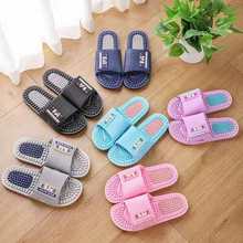 Couple Massage Slippers Indoor Bathroom Slides Footwear Massage Shoes Leisure Lover Slides Plus Size Soft Slippers Men Flip Flop 2024 - buy cheap