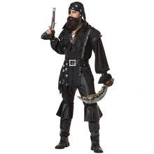 Pirate Costume Adult Cosplay Fancy Dress Carnival Pirates Purim Halloween Party Costume For Mens 2024 - buy cheap