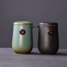 LUWU Японский керамический заварочный чайник Пингвин Китайский кунг-фу чайная кружка, сосуды для питья 350 мл 2024 - купить недорого