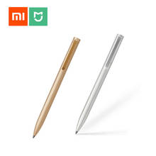 Original Xiaomi Mijia All Metal Sign pen MI pen 0.5mm Signing pen PREMEC Smooth Switzerland Refill MiKuni Japan Ink Gold Silver 2024 - buy cheap