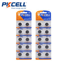 20 piezas/2 Tarjeta PKCELL 1,5 V AG10 389 LR54 SR54 SR1130W 189 SB-BU L1130 1130 LR1130 botón de la célula alcalina moneda termómetro de la batería 2024 - compra barato