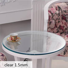 Soft Glass Table Cover Round Table Cloth Oil Glass Tablecloth Clear Waterproof Tablecothes Plastic Table Cloth Pvc Tablecloth 2024 - buy cheap