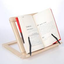 Suporte universal de madeira para leitura, estante para livros, portátil, tablet 2024 - compre barato