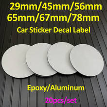 20pcs Car Decoration 29mm 45mm 56mm 65mm 67mm 78mm Car Wheel Cap Sticker Steering Label Decal Badge Car  Logo 2024 - buy cheap