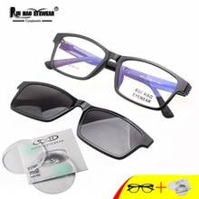 Rectangle Prescription Eyeglasses Men Women Retro Glasses Frame Customize Resin Lenses Concise Business Spectacles 2076 2024 - buy cheap