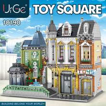 2022 NEW MOC City Streetview Series The brickstive Toys Store Afol Square Post Model Modular Building Blocks Bricks Toys Gifts 2024 - buy cheap