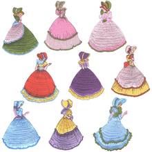Patches bordados de luxo 10 para decoração de roupas mochilas vestido de princesa acessórios de transferência de calor de ferro aplique princesa 2024 - compre barato