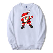 Sudadera con capucha de Papá Noel para hombre, suéter informal de lana, ropa de calle de Hip Hop, Jersey cálido de moda para otoño 2024 - compra barato