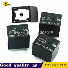 5PCS/LOT  Relay SRA-05VDC-CL SRA-12VDC-CL SRA-24VDC-CL Relays 5PINS 5V/12v/24v DC High Quality T74 2024 - buy cheap