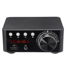 Miniamplificador Digital TPA3116 HiFi, bluetooth 5,0, Audio estéreo, 2,0 canales, AMPLIFICADOR DE POTENCIA DE SONIDO clase D, 50Wx2 2024 - compra barato