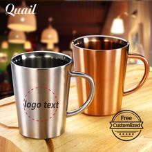 Quail Thickened Stainless Steel Coffee Mugs Tea Cups Big Travel Mug Camping Mug Coffee Cup beer mug Free customized logo & text 2024 - buy cheap