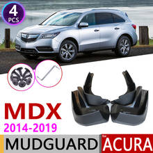 4 PCS Car Mudflaps for Acura MDX YD3 2014~2019 Fender Mud Flaps Guard Splash Flap Mudguards Accessories 2015 2016 2017 2018 2024 - buy cheap