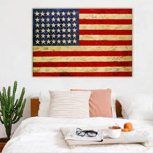 Citon Jasper Johns《Flag 1954-55》Canvas Art Oil Painting Artwork Poster Picture Wall Decorations Home Living Room Decor 2024 - buy cheap