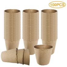 100/50Pcs Paper Pot Plant Starters Seedling Herb Seed Nursery Cup Kit Organic Biodegradable Eco-Friendly Home Cultivation 2024 - buy cheap