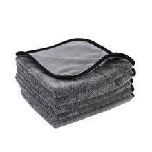 600gsm40x40cm 3PCS Microfiber Towel Car Wash Cloth Car Cleaning Tool Detailing Drying Towel Thick Polished TowelPolishing Waxing 2024 - buy cheap