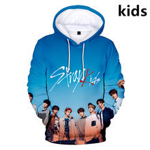 Sudaderas con capucha para niños de 3 a 16 años, suéter con estampado 3d de KPOP Stray, ropa informal para niños y niñas 2024 - compra barato