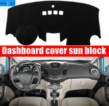 Car dashboard Avoid light pad Instrument platform desk cover Mats Carpets Auto accessories for Ford fiesta st 2009 - 2016 2024 - buy cheap