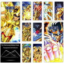 Capa de silicone de luxo saint seiya para samsung, capa de celular anime para samsung galaxy note 10 pro 9 8 m10 m20 m30 m40 s8 s9 s10 plus 5g s6 s7 edge s5 s10e 2024 - compre barato