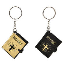 1PC Mini Bible Keychain English HOLY BIBLE Religious Christian Jesus 2024 - buy cheap