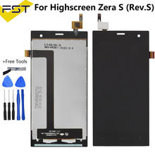 100% Tested For Highscreen Zera S (rev.S) LCD Display+Touch Screen Digitizer Assembly Replacement Parts+Tools 2024 - buy cheap