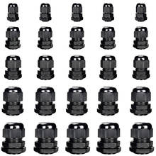 10 Pieces Pg7 Pg9 Pg11 Pg13.5 Pg16 Thread Nylon Cable Gland Kit Wire Connector Waterproof Plastic Cable Gland Reducer 2024 - buy cheap