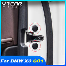 Vtear Door Lock Screw Protect Cover Anti-rust Interior Auto Decoration Accessories Car Styling Parts For BMW X3 G01 2018-2021 2024 - buy cheap