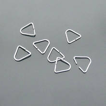 (C103)15g,about 40 pieces 10x10mm Imitation Rhodium Iron Triangle Charms Clasps Diy Jewelry Findings Accessories Wholesale 2024 - buy cheap