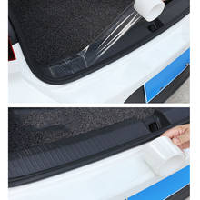 Door Sill Strip Bumper Invisible Transparent Protector Film For Volkswagen VW T Roc Troc Accessories 2017 2019 2020 2021 2024 - buy cheap