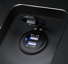 Автомобильное зарядное устройство USB, светодиодный адаптер для Hyundai Solaris Accent Elantra Sonata I40 I10 i20 I30 i35 IX20 IX25 IX35 Tucson 2024 - купить недорого