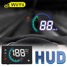 Hud-novo velocímetro obd2 h6 com display frontal, velocidade do farol, rpm, alarme de voltagem 2020 2024 - compre barato