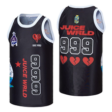 Bg juice wrld 999 camisa caring para a terra, camiseta bordada para costura ao ar livre, roupas esportivas para hip-hop, filme, cultura do verão, camiseta de basquete 2024 - compre barato