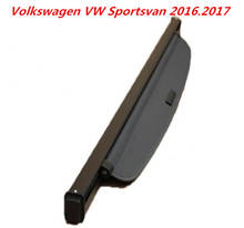 Автомобильный задний багажник, защитный щит, грузовой Чехол для Volkswagen VW Sportsvan 2016 2017 2018, высокое качество, черный, бежевый 2024 - купить недорого