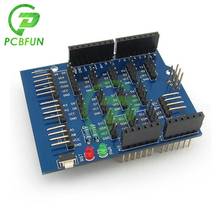 Prototipo de Sensor de escudo, placa de expansión, Escudo de Robots para Arduino R3, placa base Compatible, interfaz 5V SPI I2C 2024 - compra barato