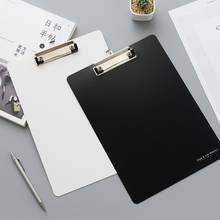 Tablet para escrita a4, preta e branca, suporte para documentos, escola, escritório, papelaria, escritório c26 2024 - compre barato