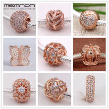 Memnon Autumn collection charms with rose gold fit 925 sterling silver bead Bracelet necklace DIY pendant for jewelry making 2024 - buy cheap