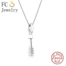 FC Jewelry-Colgante de flecha de Cupido para mujer, de Plata de Ley 925, collares para mujer, gargantilla de boda Bohemia, Collar de cadena para niña 2024 - compra barato